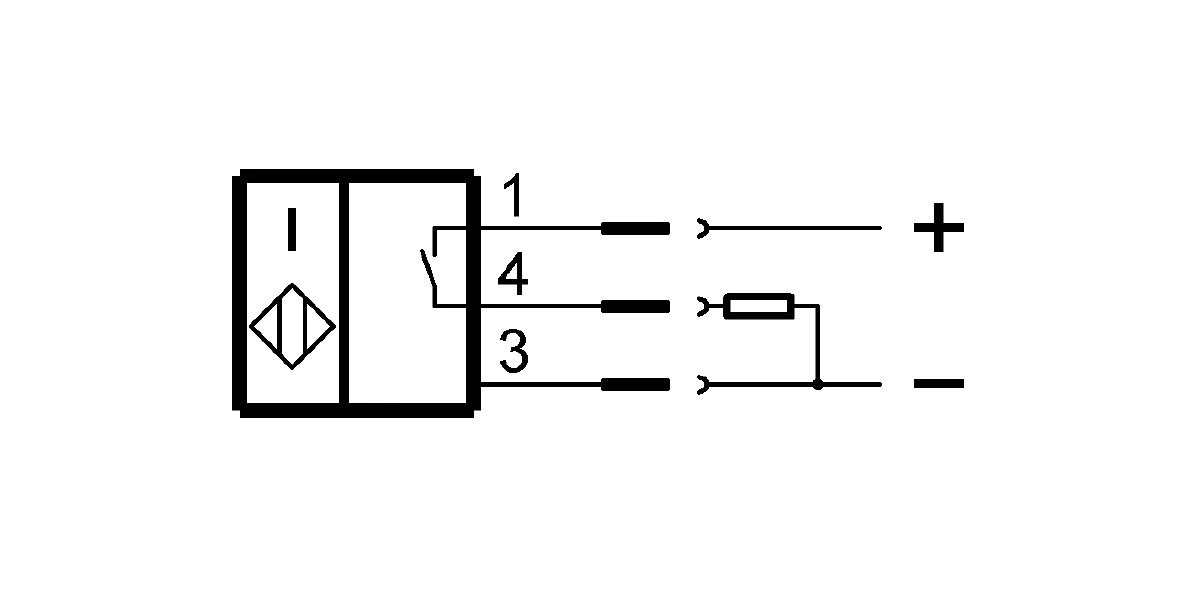 耐高压接近开关 BES M12EI-PSC40B-S04G-S 订货号：BES02NA-接线图