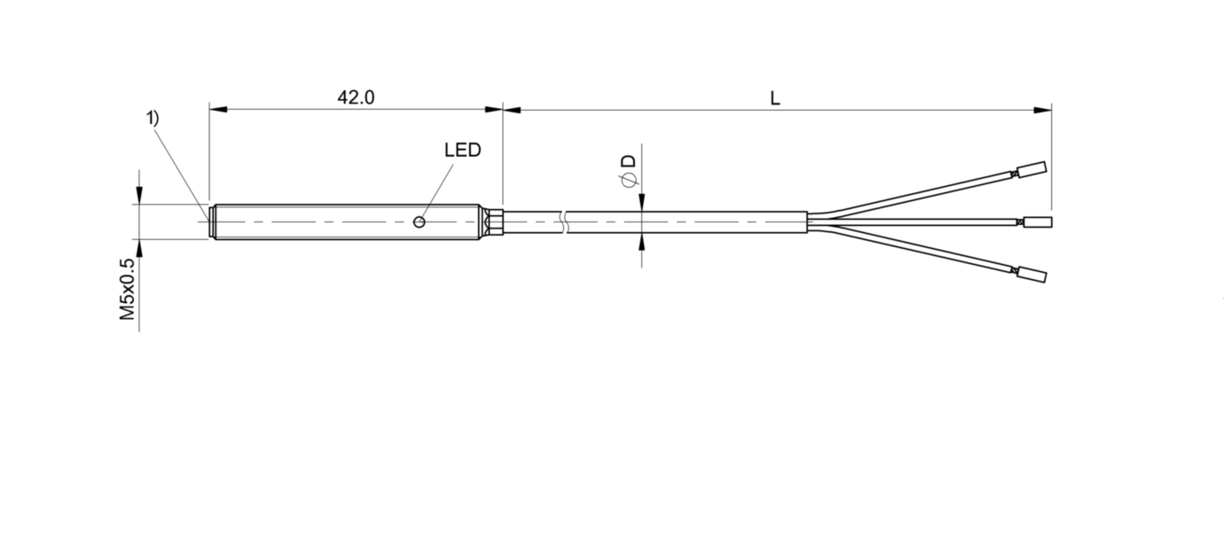 耐高压接近开关 BES M05EG-PSC08B-BP02 订货号：BES03H6-尺寸图
