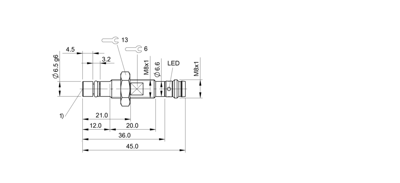 耐高压接近开关 BHS A404N-PSC15-S49 订货号：BHS0054-尺寸图