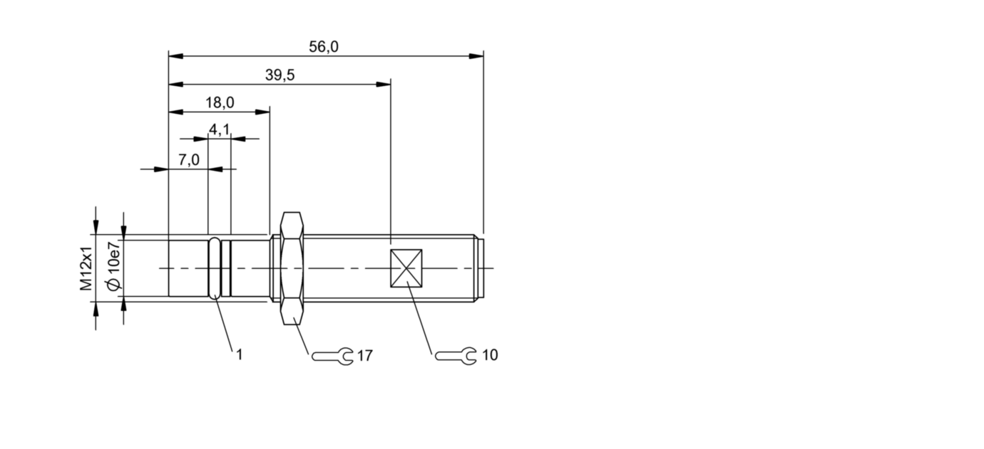 耐高压接近开关 BHS B249V-PSD15-S04 订货号：BHS005Y-尺寸图