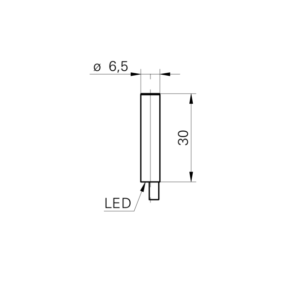 Baumer堡盟 IFRM 06P1701/L 订购代码：10212284 电感式接近开关-尺寸图
