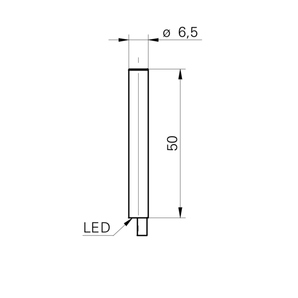 Baumer堡盟 IFRM 06P37A4/L 订购代码：10156222 电感式接近开关-尺寸图