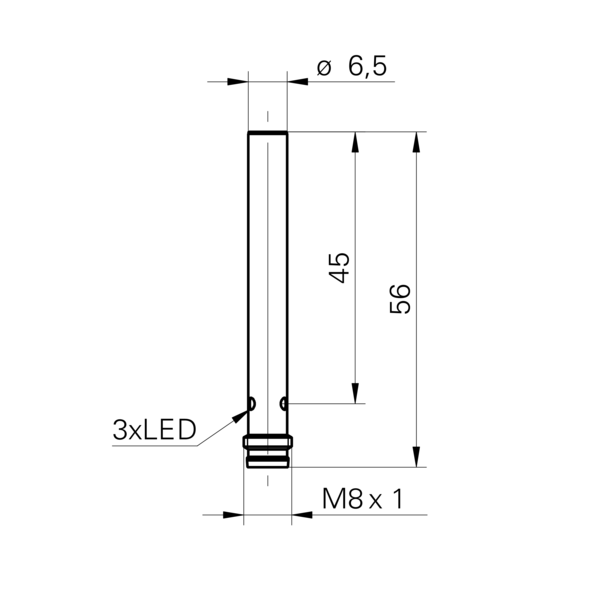 Baumer堡盟 IFRM 06N17A4/S35L 订购代码：10160252 电感式接近开关-尺寸图