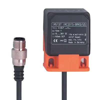易福门电感式接近开关 IM5137 订货号：IMC2015-BRKG/UP/0,8M/ZH/US